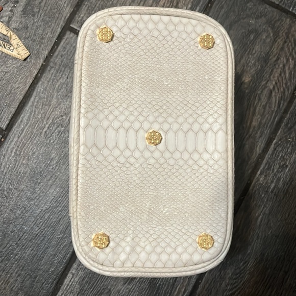 Kendra Scott python print cosmetics bag - Picture 3 of 6